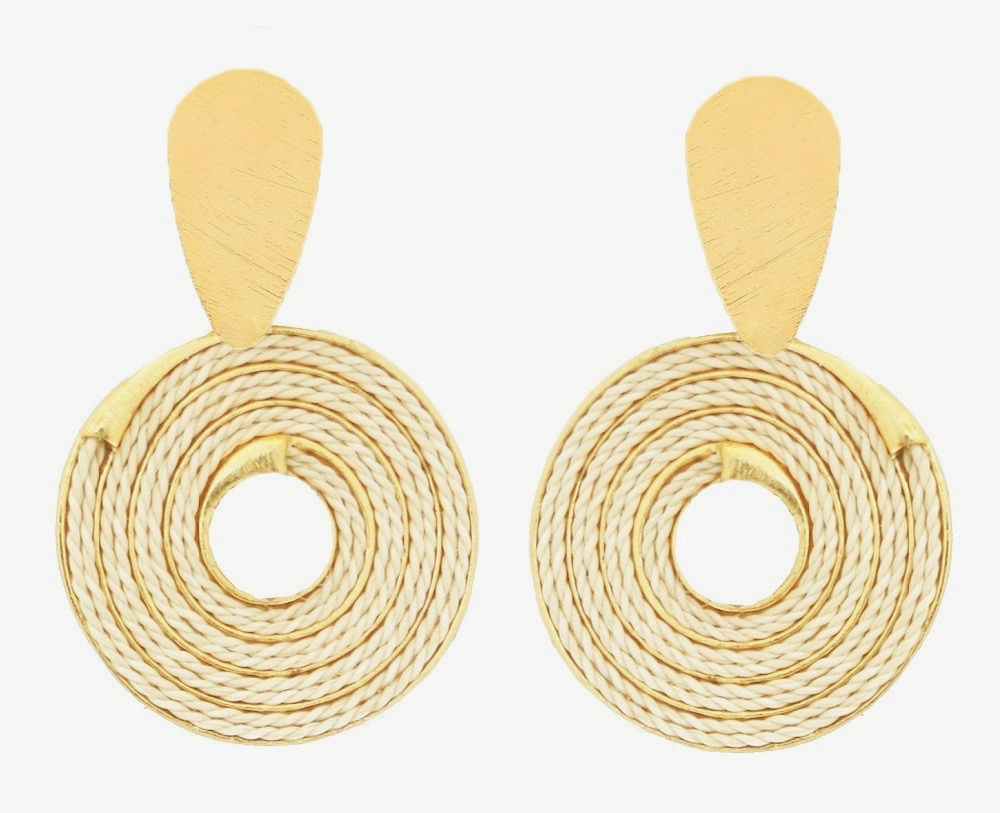 Orla Buriti Fiber Earrings