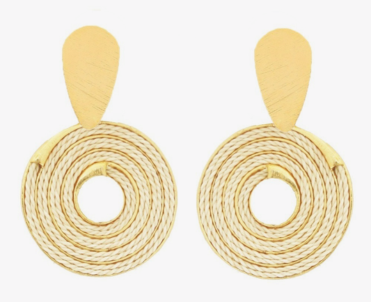 Orla Buriti Fiber Earrings