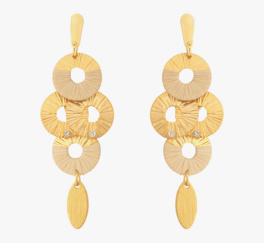 Alira Buriti Fiber Earrings