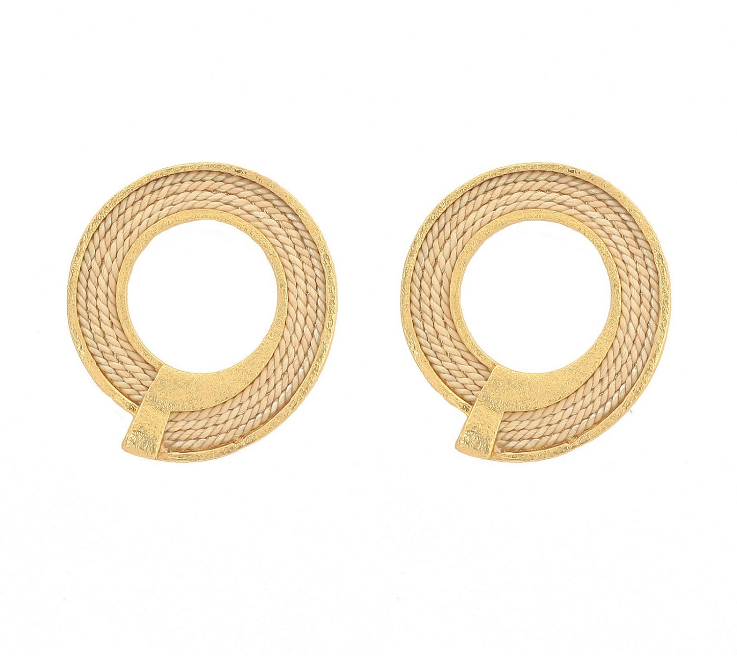 Hedra Spiral Stud Earrings