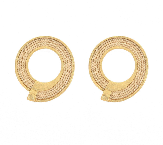Hedra Spiral Stud Earrings