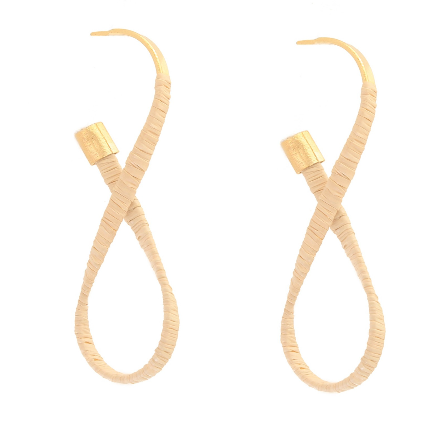 Hera Dangle Buriti Fiber Earrings