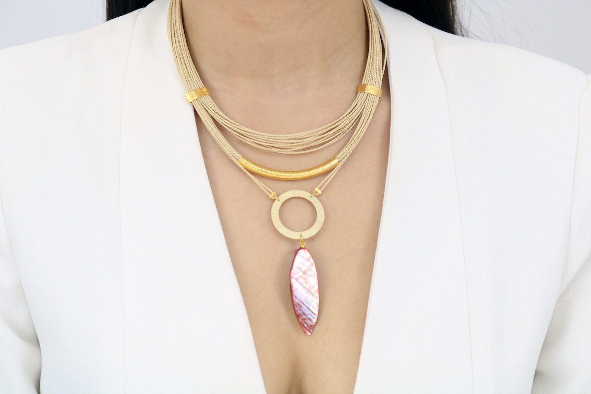 Ayla Mother of Pearl Necklace