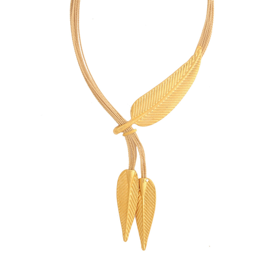 Cana Buriti Fiber Short Necklace