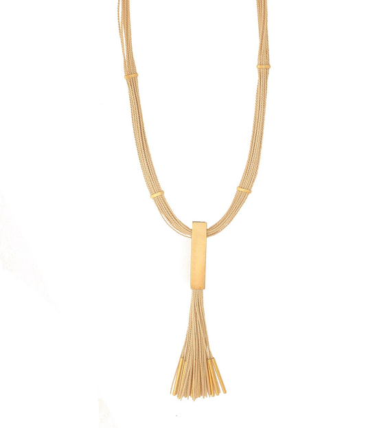 Rama Buriti Fiber Long Necklace