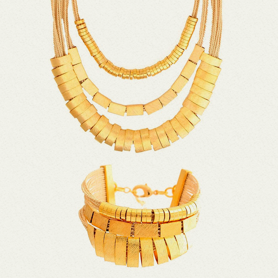 Savira Buriti Fiber Necklace