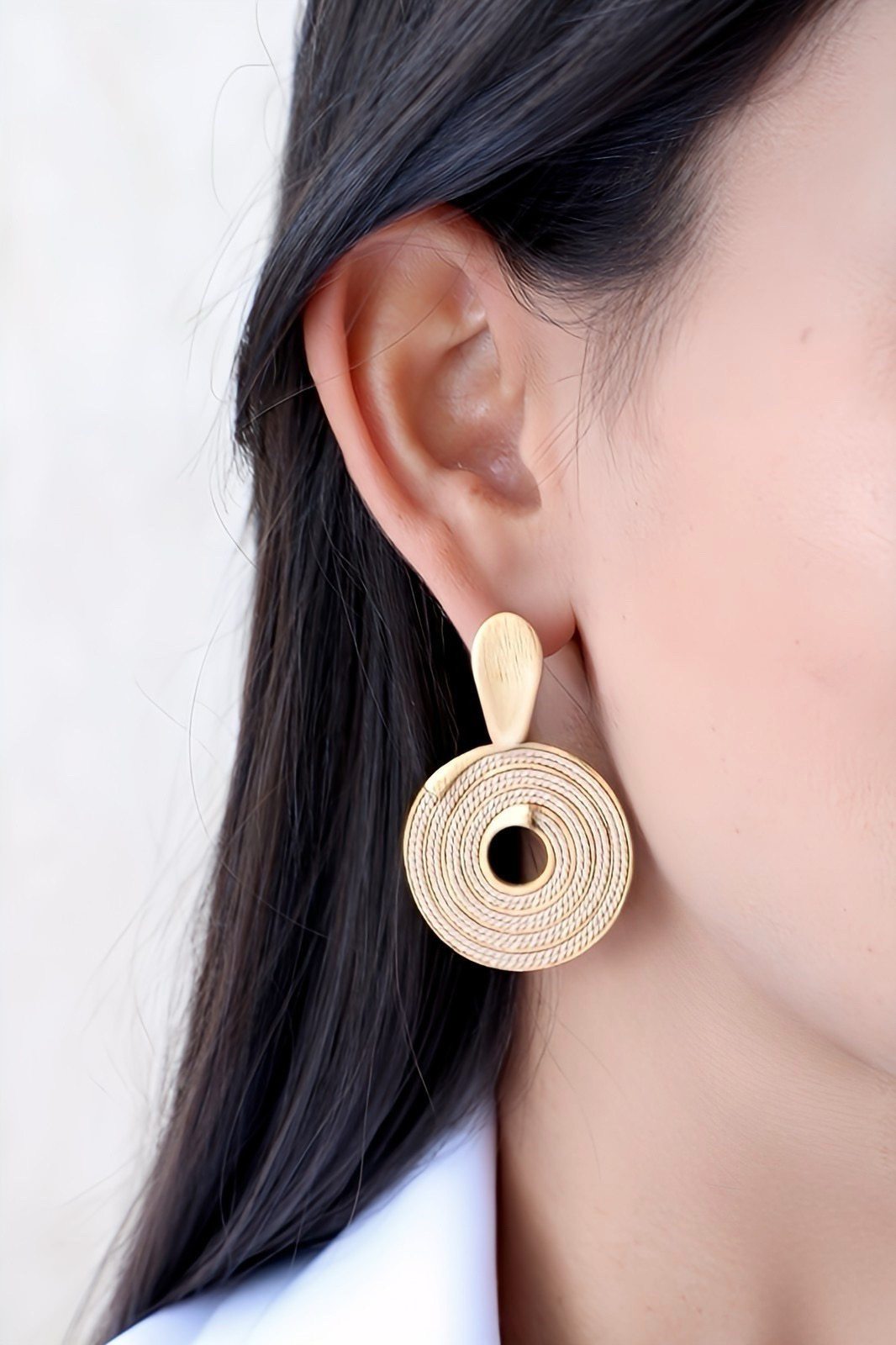 Orla Buriti Fiber Earrings