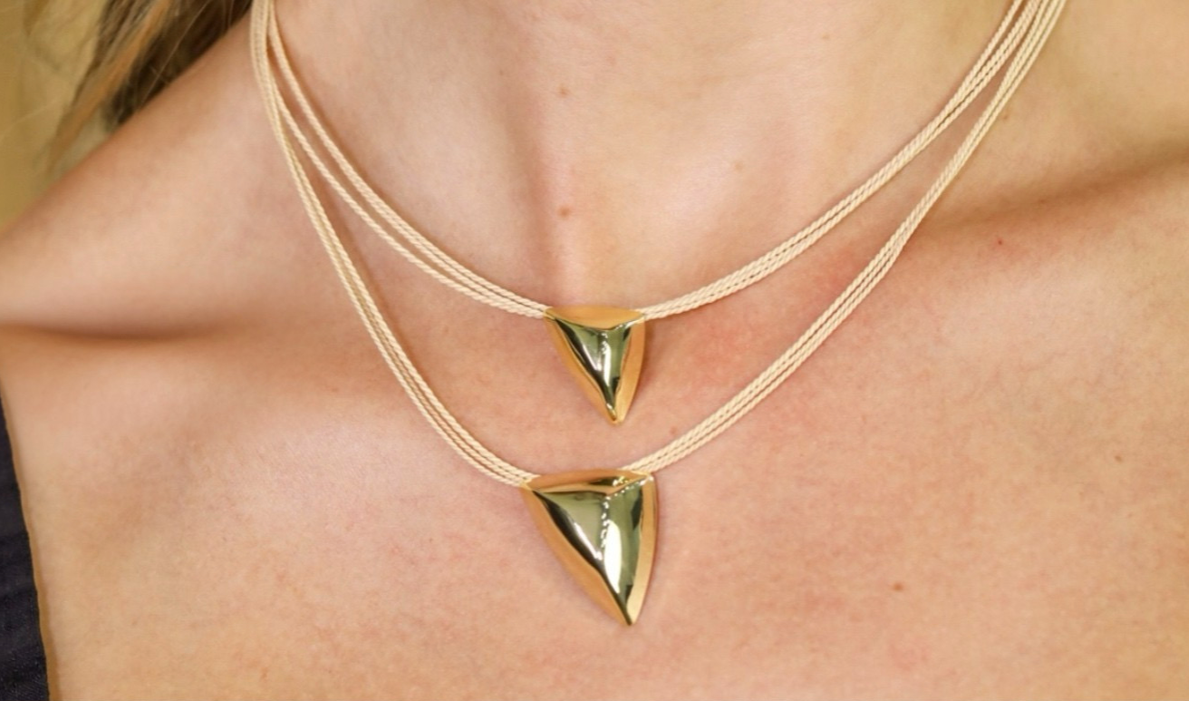 Tayra Duo Buriti Fiber Necklace