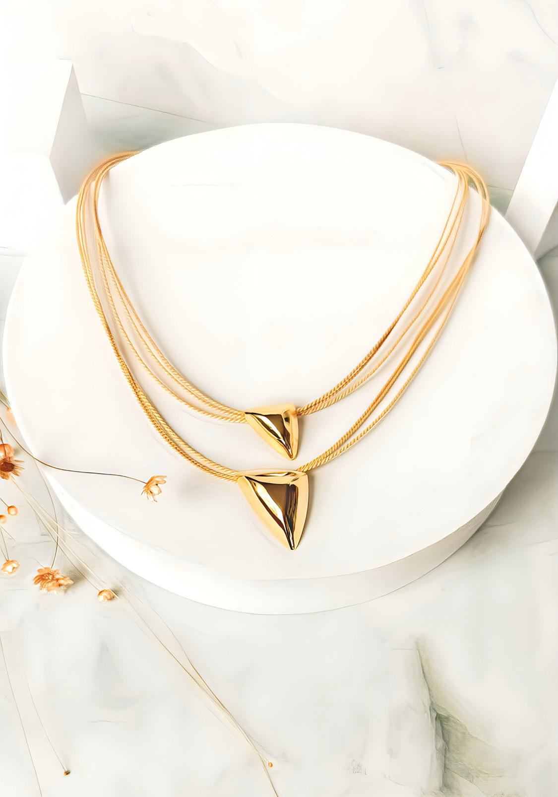Tayra Duo Buriti Fiber Necklace