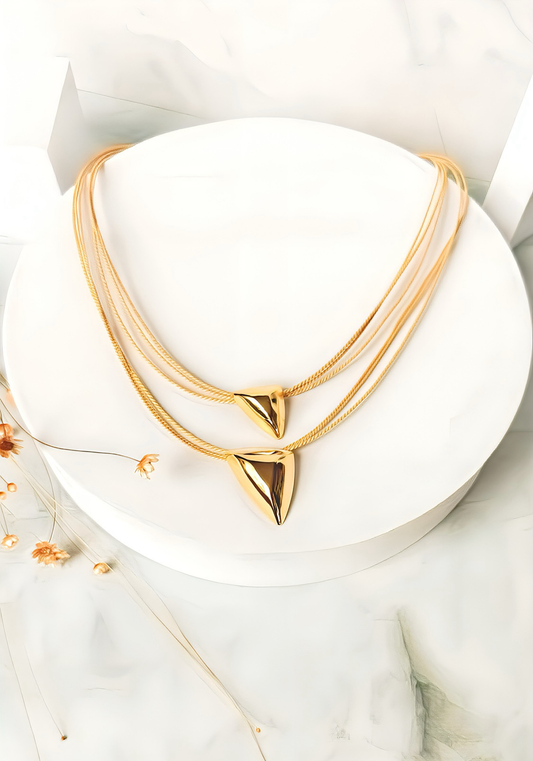 Tayra Duo Buriti Fiber Necklace