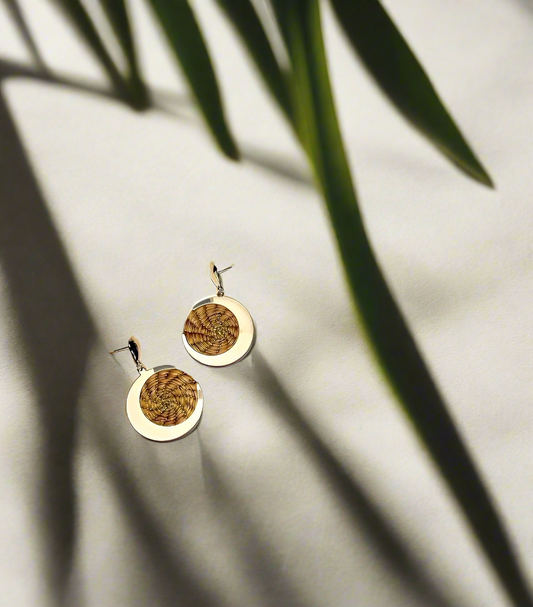 Soana Golden Grass Earrings