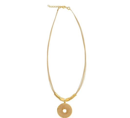 Orla Buriti Fiber Pendant Necklace