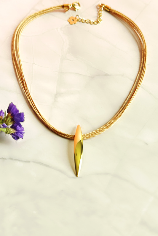 Nara Buriti Fiber Necklace