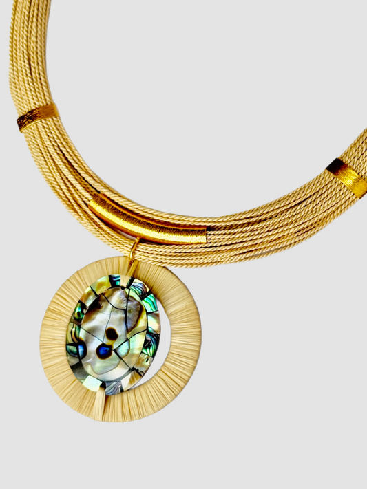 Ismera Abalone Pendant Necklace