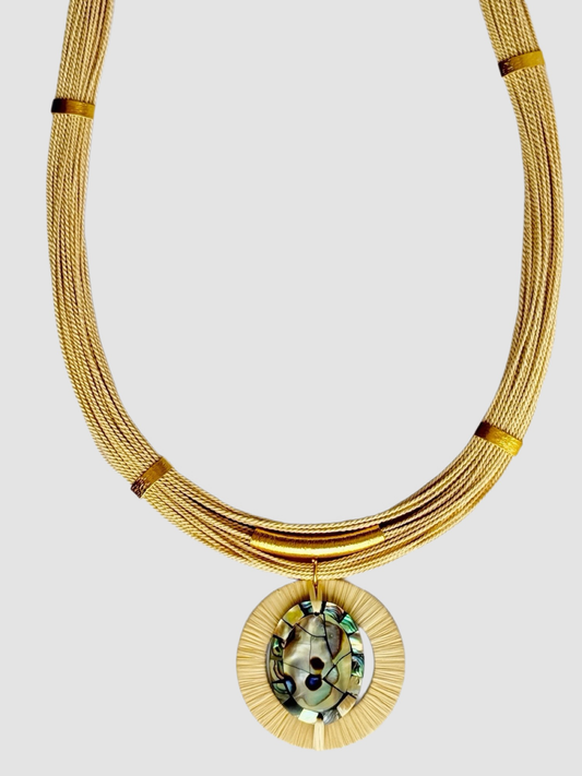 Ismera Abalone Pendant Necklace
