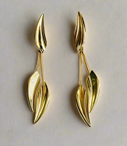 Savya Buriti Fiber Long Earrings