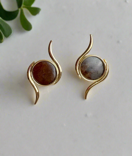 Kaori Natural Wood Earrings
