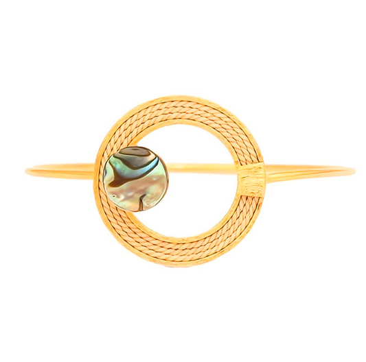 Lira Abalone Cuff Bracelet