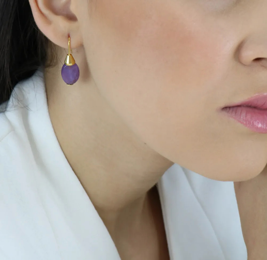 Evora Amethyst Earrings